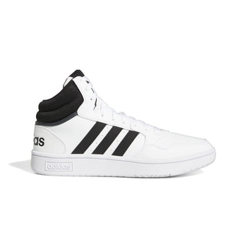 Sneakers alte bianche da uomo con strisce a contrasto adidas Hoops 3.0 Mid Classic Vintage, Brand, SKU s322500360, Immagine 0